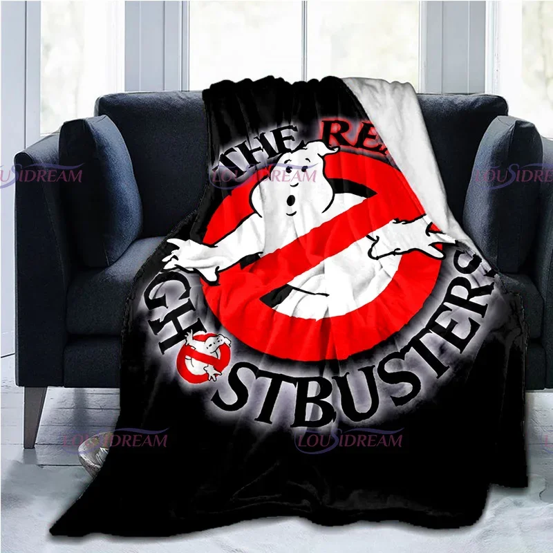 Ghostbusters print blanket soft 3D classic movie cute ghost flange blanket throw blanket living room bedroom sofa confectionery