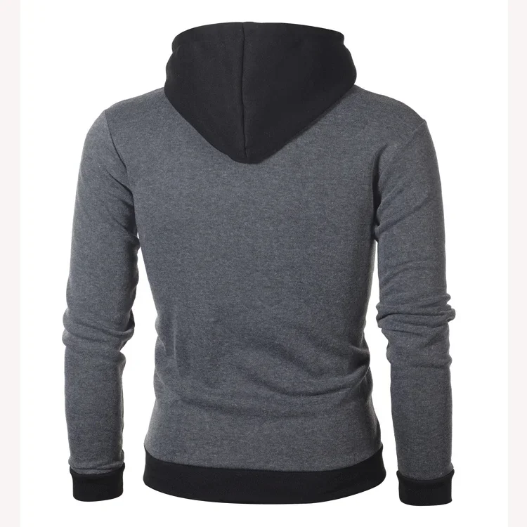 Zip Up Herren Hoodies Herbst Winter verdicken Fleece männlich schwere Kapuzenjacke warme Mäntel Outdoor-Jacken für Männer – Detail 6