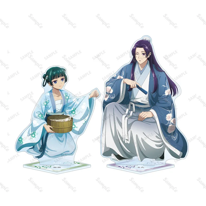

2pcs The Apothecary Diaries Play in The Water Ver. Acrylic Standing Table Ornaments Anime Two-dimensional Collection Figure