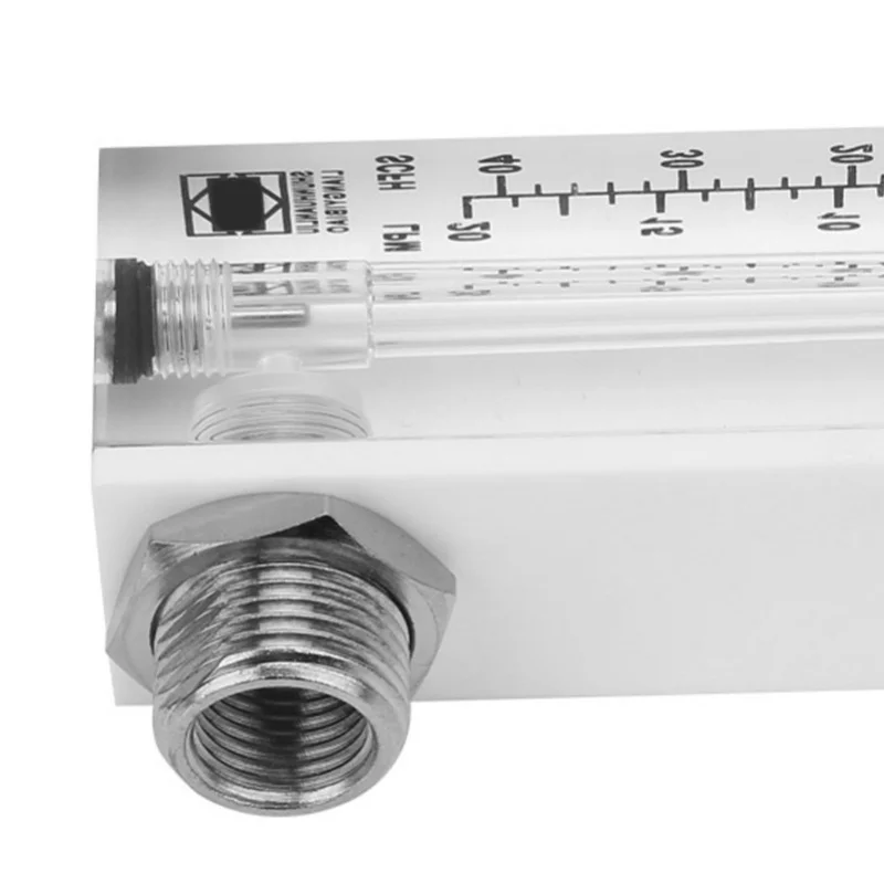 LZM-6T Panel Type 2-20LPM/4-40SCFH Gas Flow Meter Flowmeter Brass Female BSP1/4"