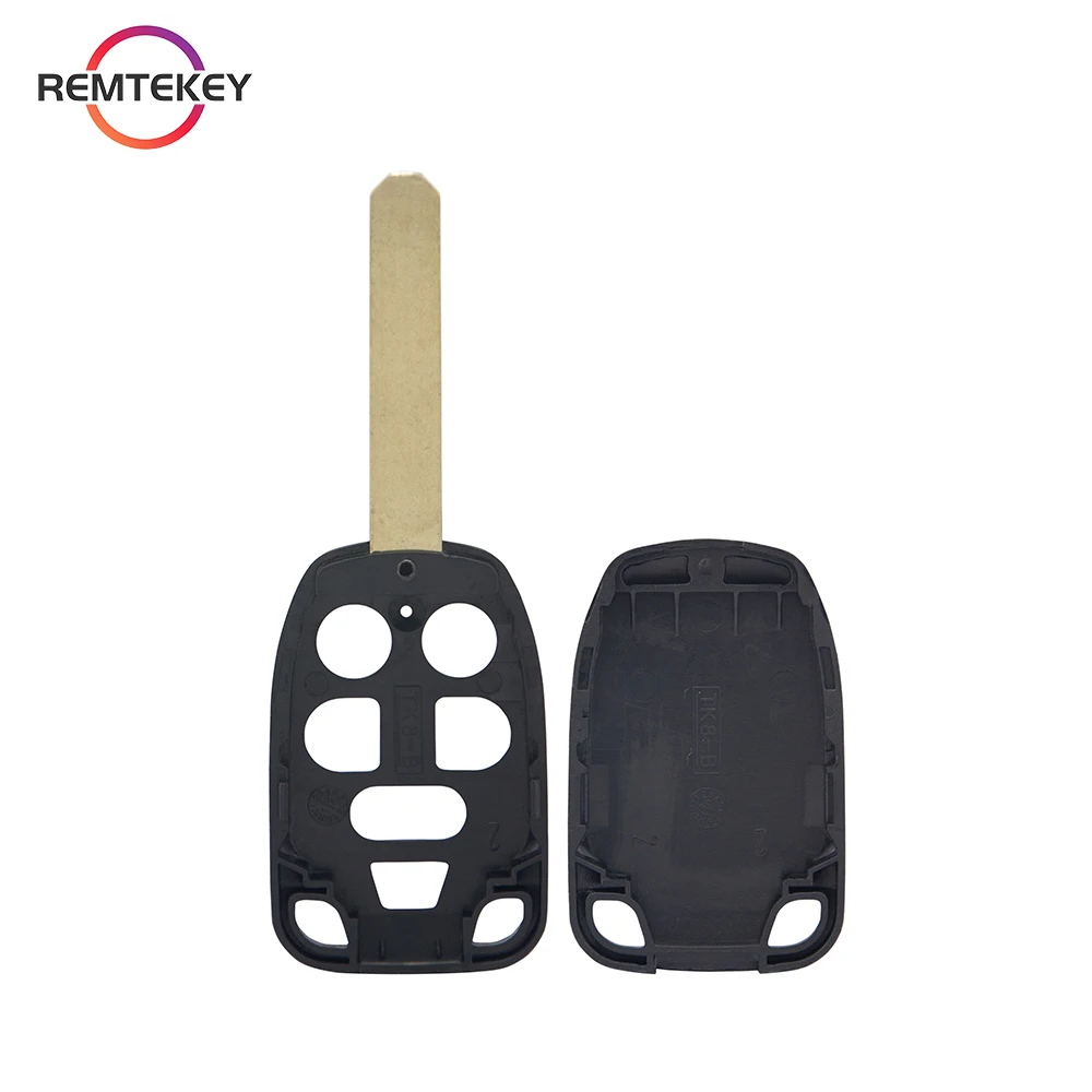 REMTEKEY Keyless Entry Remote Car Key Shell Case Fob N5F-A04TAA 5/6Buttons for Honda Odyssey Elysion 2011 2012 2013 for Elysion