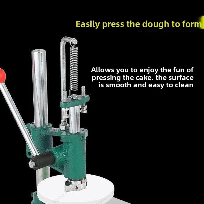 Pie Press, Pizza, Pancakes, Big Cakes, Biscuits, Roujiamo Round, Manual Hand-pressed Pneumatic Commercial