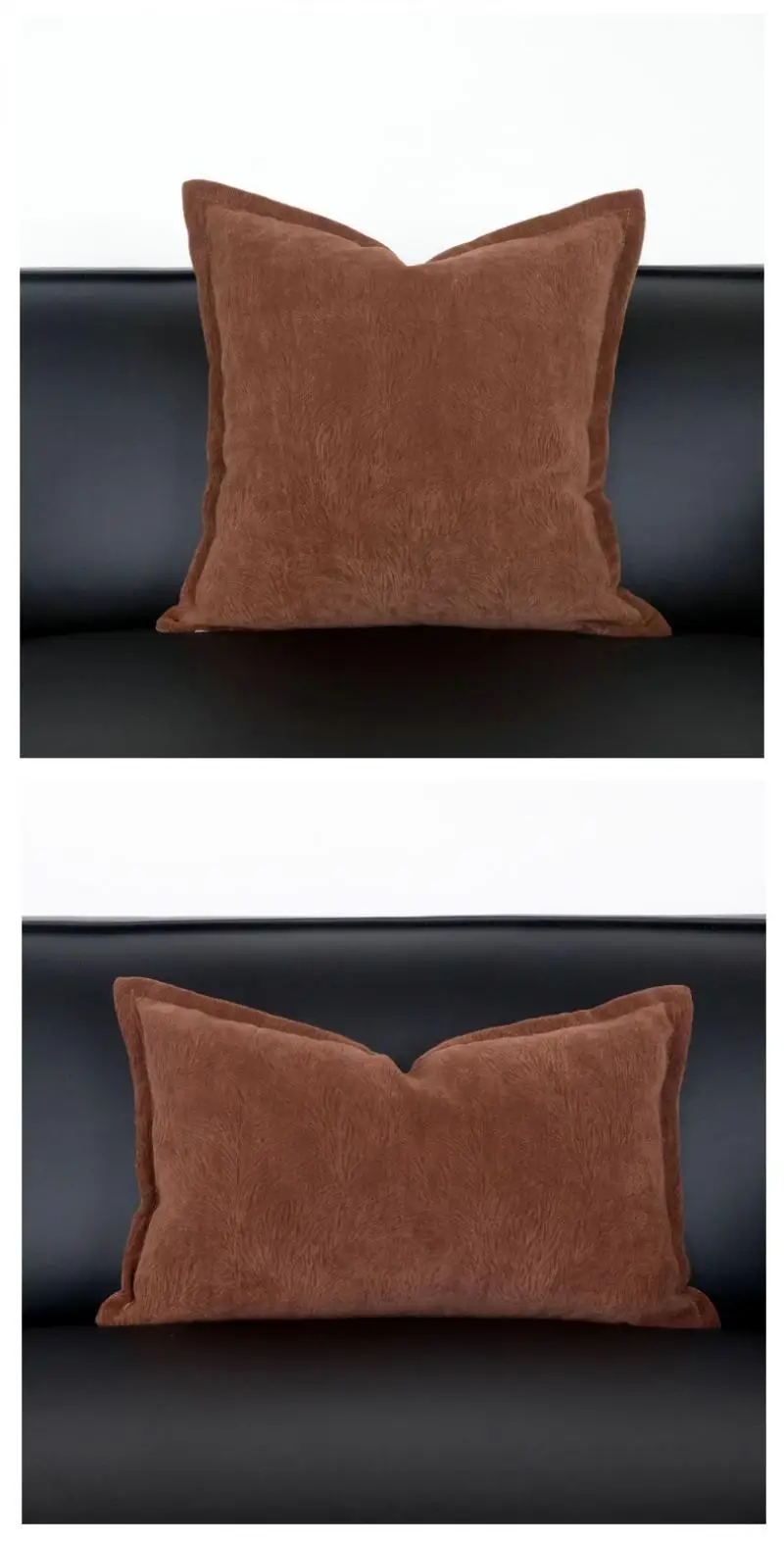 Vintage Wabi-Sabi Stil Braune Serie Kissenbezug Cojines Jacquard Sofa Kissenhülle Kopfteil Kissenbezüge 30x50/45x45cm – Detail 7