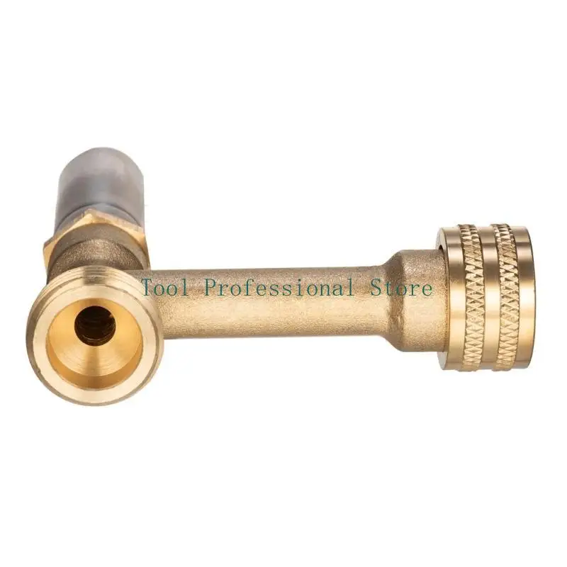 

57QF Copper Water Hammer Arrestor Washing Machine Dishwasher Pipe Noise Stop 3/4inch Thread Water Hammer Arrestor Enduring