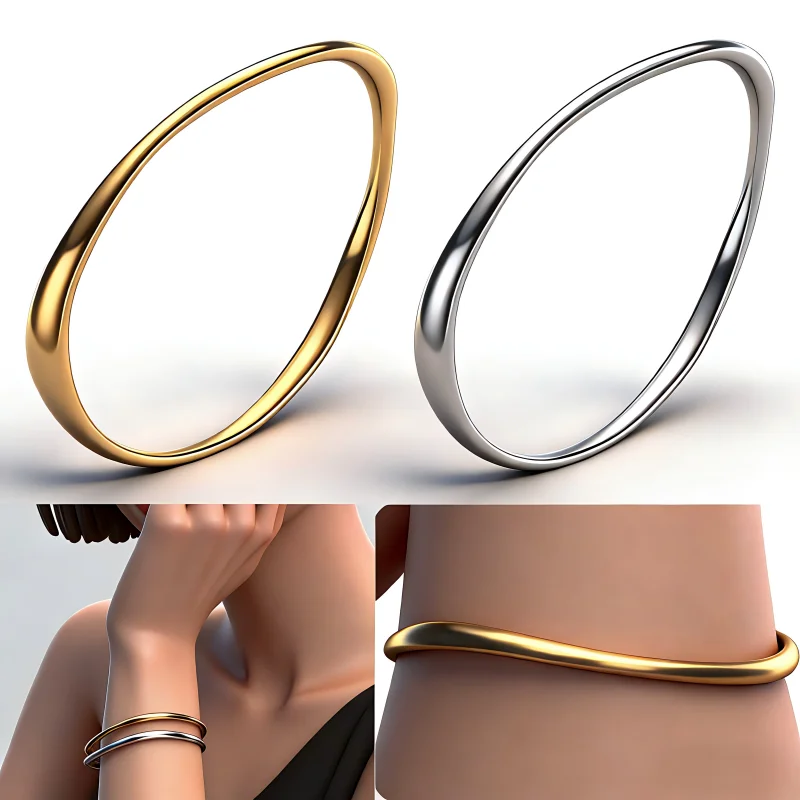 

Fashionable 925 Silver Plating Organic Women's Bracelet Party&Banquet Classic Jewelry