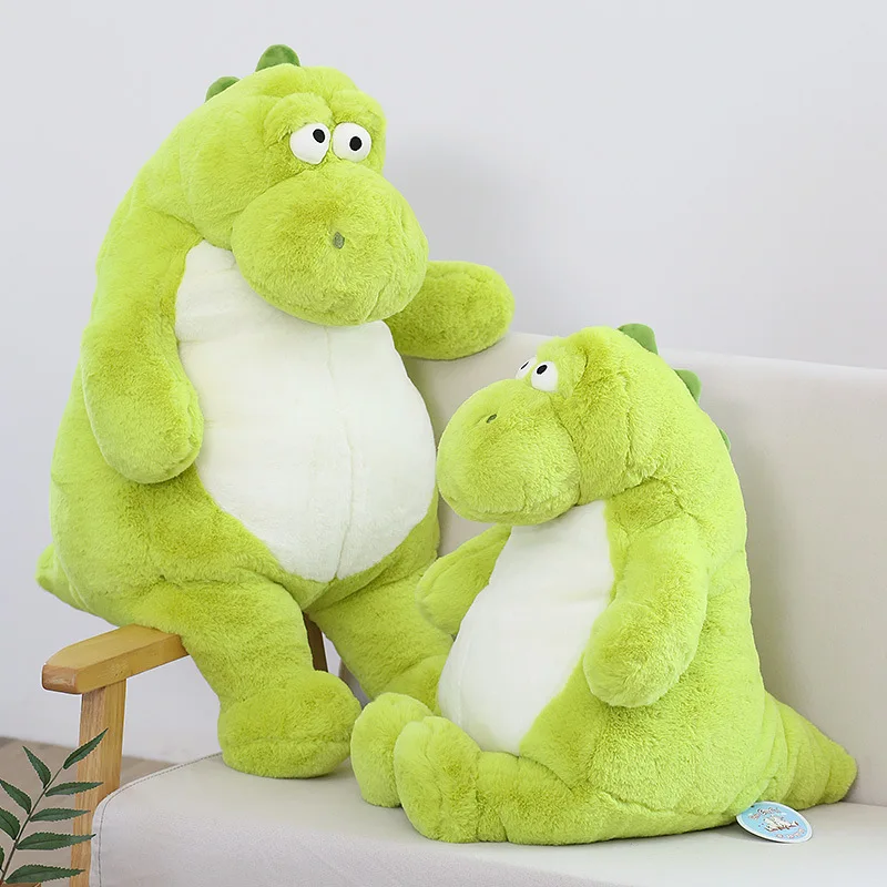 new cuteLazy Dinosaur plush toy funny green doll hug  pillow good quality lifelike soft soothe doll birthday gift