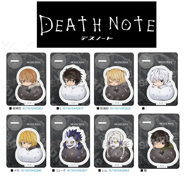 

DEATH NOTEs SN Lie Down Sleep Ver. Acrylic Stand Light Yagami Figure Desk Ornaments L / Ryuzaki Statue Ryuk Doll Rem Toys Misa
