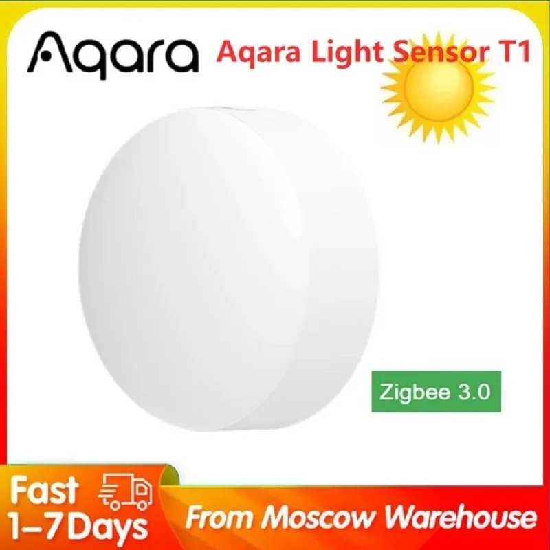 Aqara-Sensor de luz T1, Sensor de brillo Zigbee 3,0, Detector de luz inteligente para el hogar, Control con aplicación Aqara Home Homek