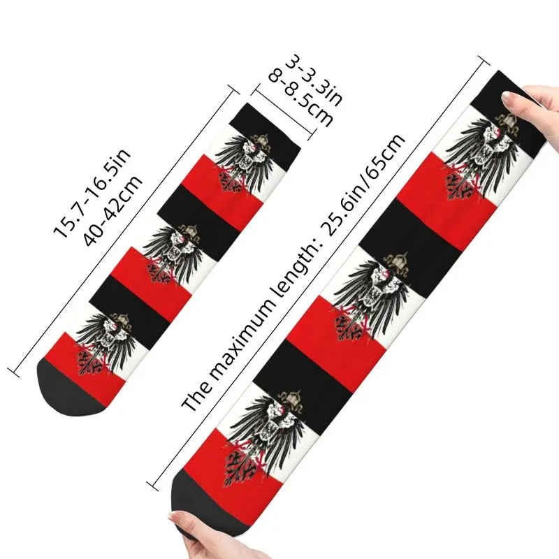 Harajuku Flag Of German Empire Socks Women Men Warm 3D Printed Germany Deutschland Proud Sports Basketball Socks