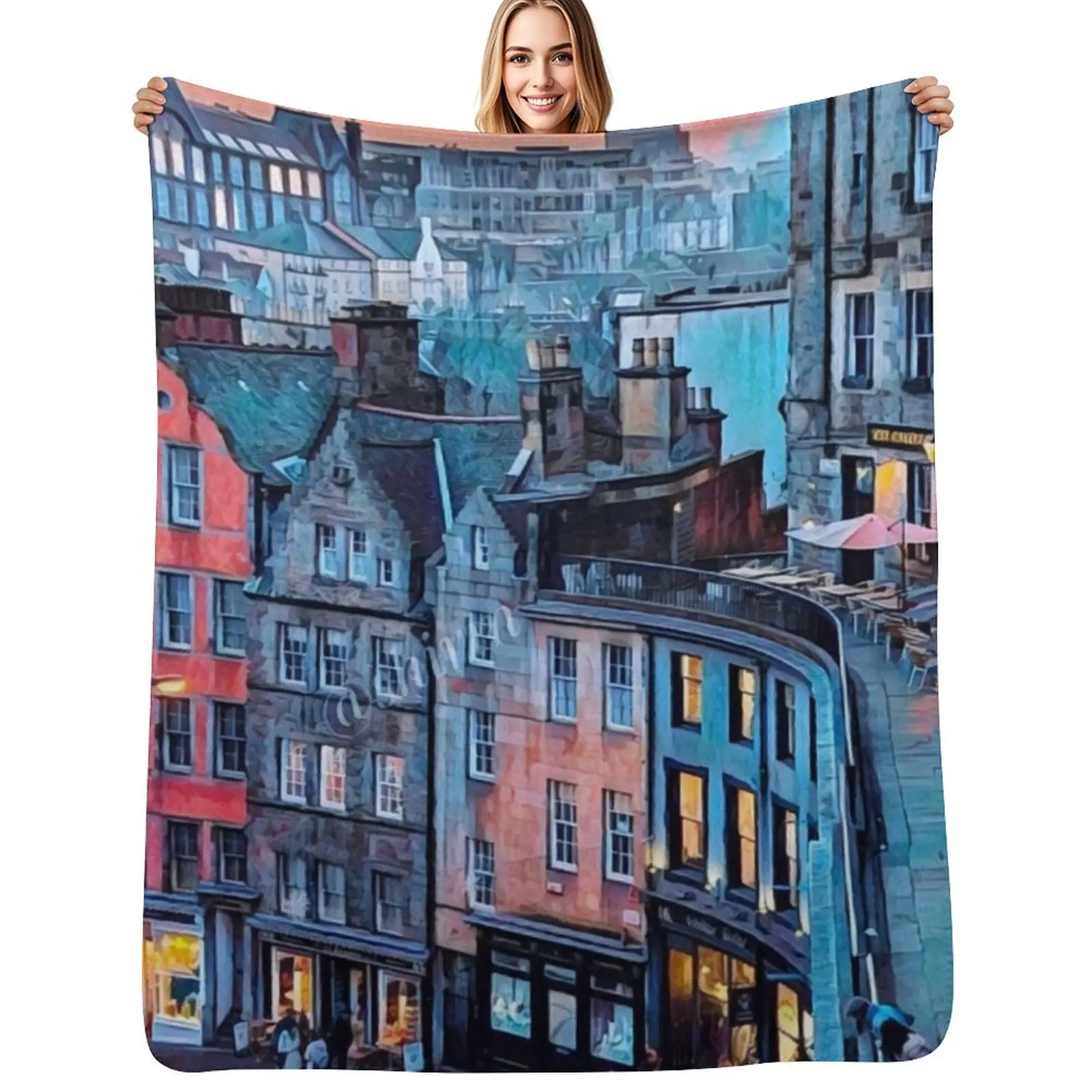 

Edinburgh Throw Blanket Decorative Sofa Luxury Throw Soft Luxury Brand Blankets