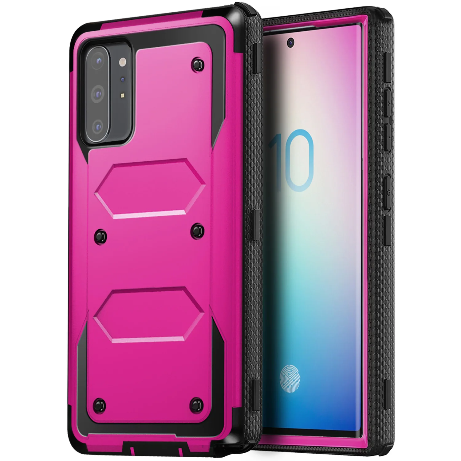 For Samsung Galaxy Note 10/Note10+/Note 10 Plus 5G Phone Case Shockproof Protective Heavy Duty Rugged Hybrid Cover Purple