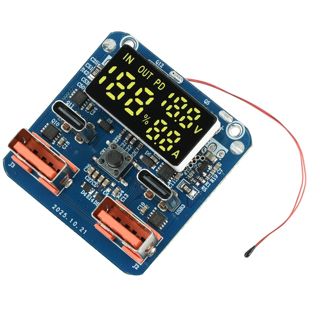 CJSD-Boost-Buck Module 4S PD 100W 16.8V 5A Integrated Fast Charging, Discharge Functionality Quick Charge Board
