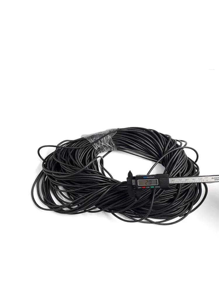 

Dia 1mm-25mm Black Silicone Solid Round Strip High Temperature Resistant Waterproof High Pressure Resistant Sealing Strip