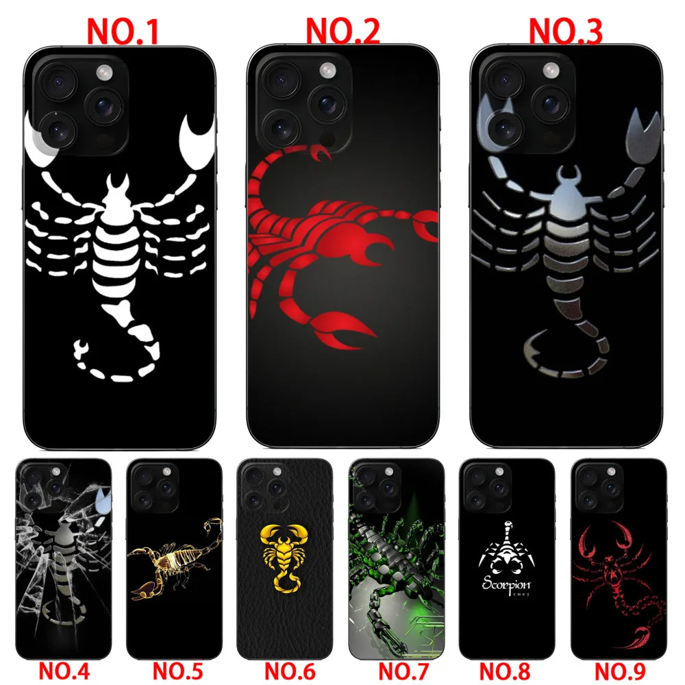 Animal Scorpion phone case  for iPhone 6 6 Plus 7 8 SE 2020 SE 2022 7 Plus 8 Plus X XS XR
