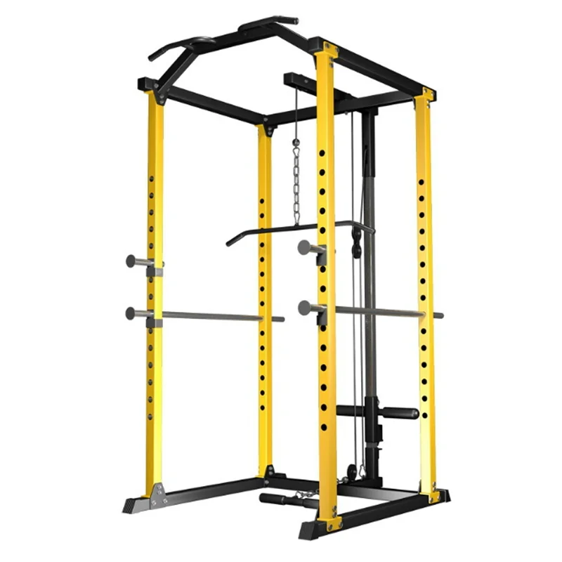 2026-Meet modern home fitness equipment multi-functional power frame steel frame strength training and bodybuilding arm exercise