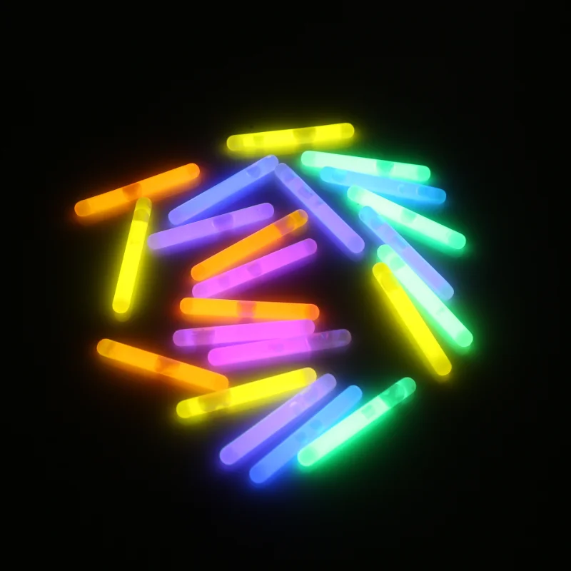 20/40Pcs Fluorescent Stick Multicolor Glowing Sticks Decoration Party Clubs Christmas Wedding Supplies Fishing Lighting Tools