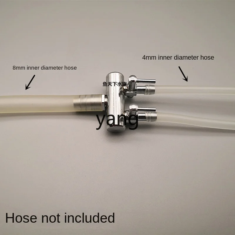 Pompa powietrza do akwarium CX, metalowy zawór powietrzny, rozdzielacz, zawór regulacyjny, przełącznik pompy tlenu
