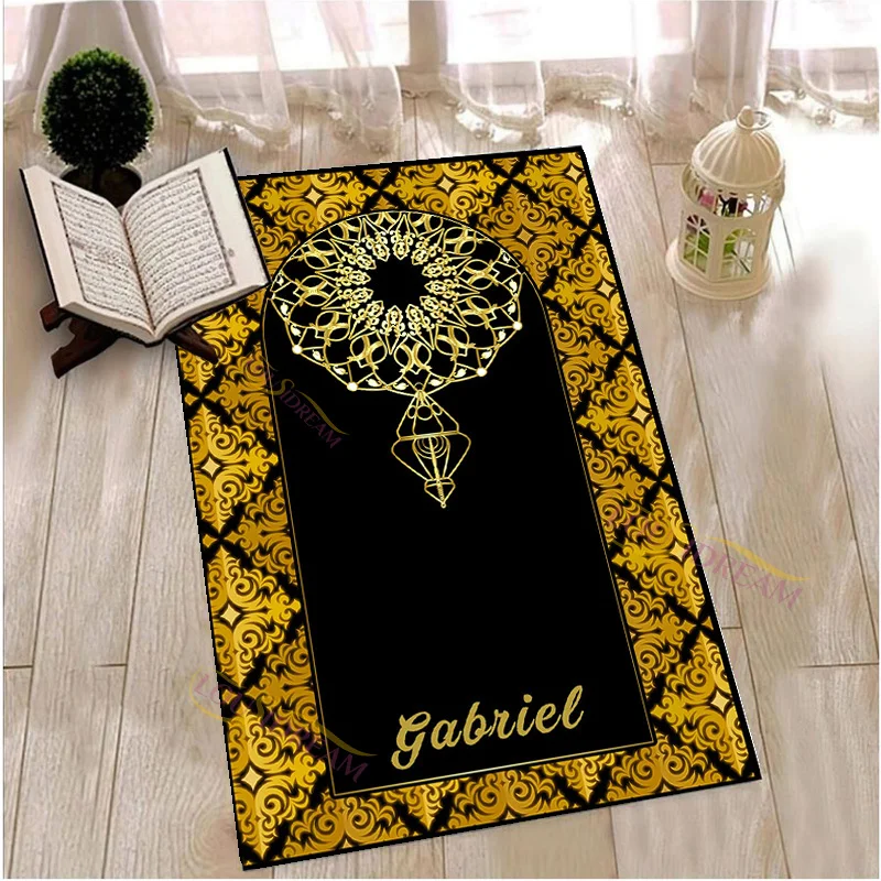 Personalized Prayer Rug Prayer Rug for Muslim Customize Prayer Rug  Woman Prayer Mat Islamic Gift Soft Islamic Home Decor