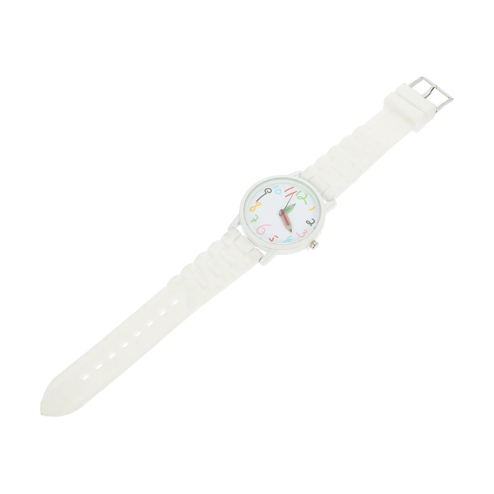 

Adjustable Students Wrist Watch High Grade Soft Strap Casual Wristwatch Clear Dial Numbers Portable Lightweight Watch