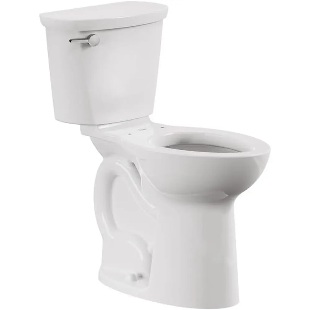 

Elongated Two-Piece Toilet with Extra Tall Height, Left-Hand Trip Lever, 12-Inch Rough, White, 1.28 GPF