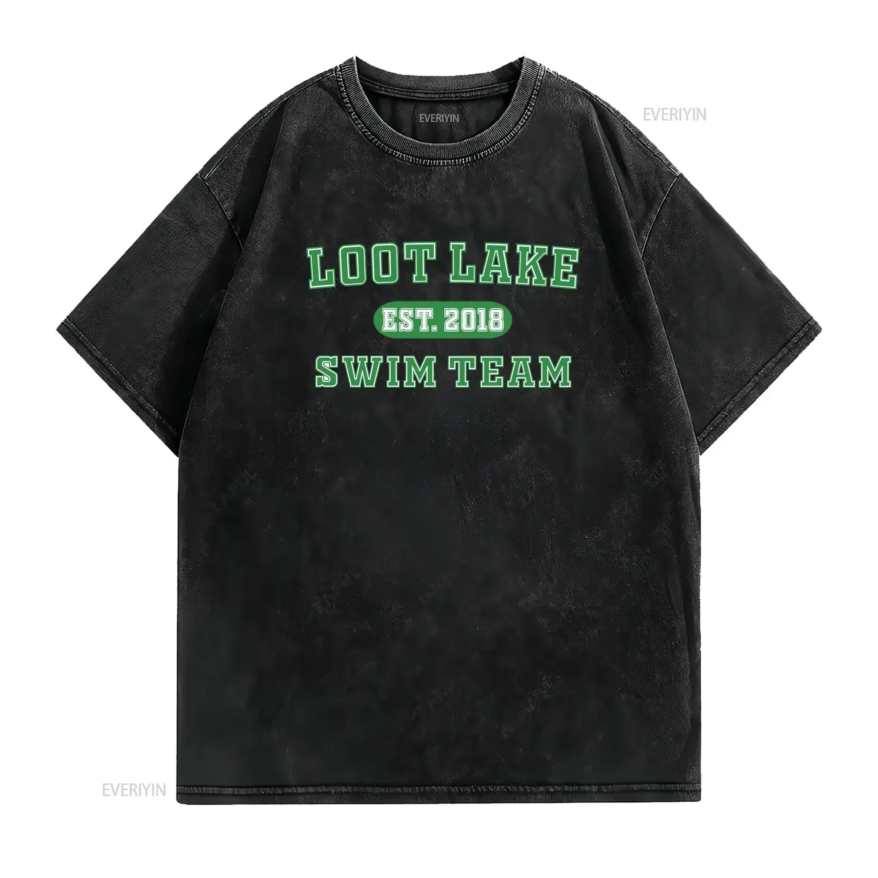 Gamer Loot Lake Funny T Shirt H4 vintage Washed Stylish Versatile homme Comfortable Stretched Soft streetwear Casual