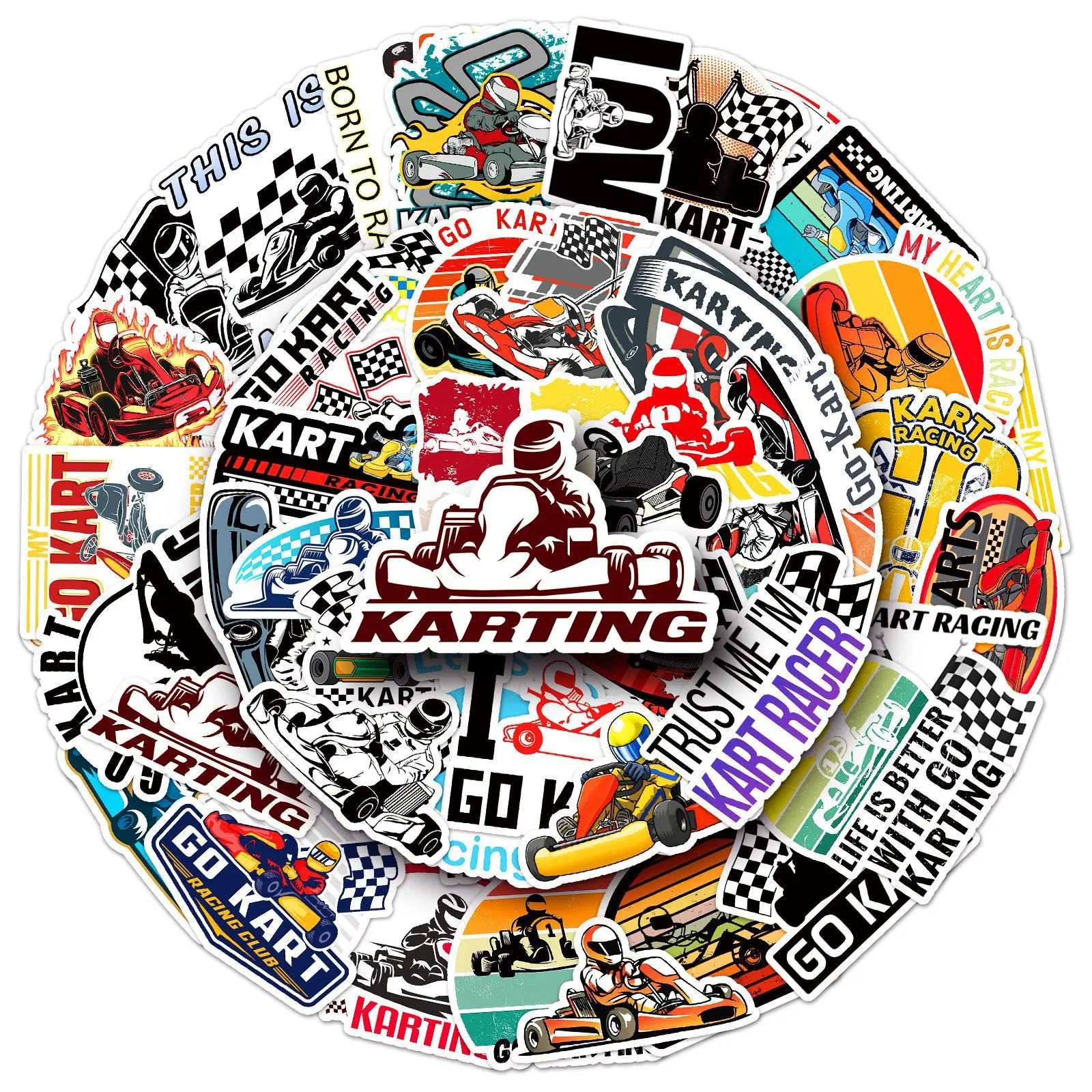 50PCS KARTING 레이싱 스포츠 방수 크리 에이 - Fitness Journal Planner 리뷰 및 가격
