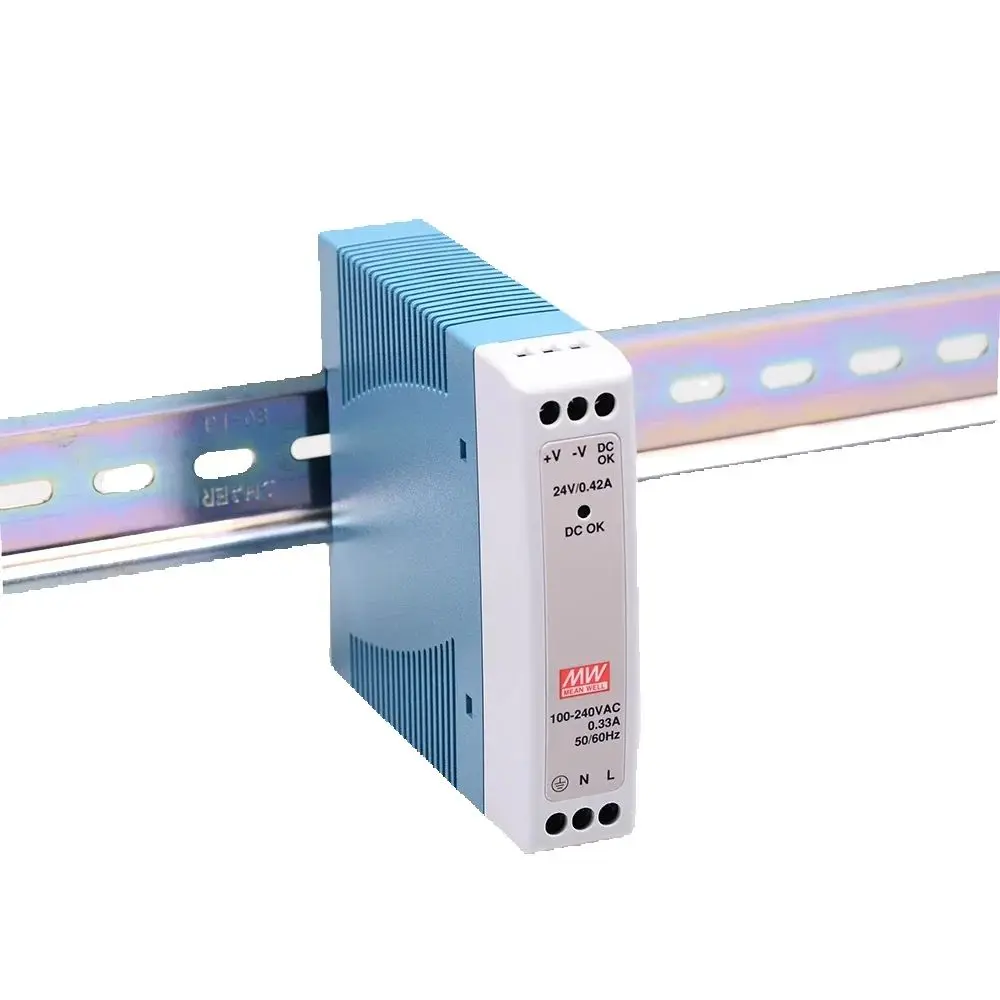 MDR-10-24/12 rail type 10W switch power supply 5V12V15V24V small power thin plastic shell