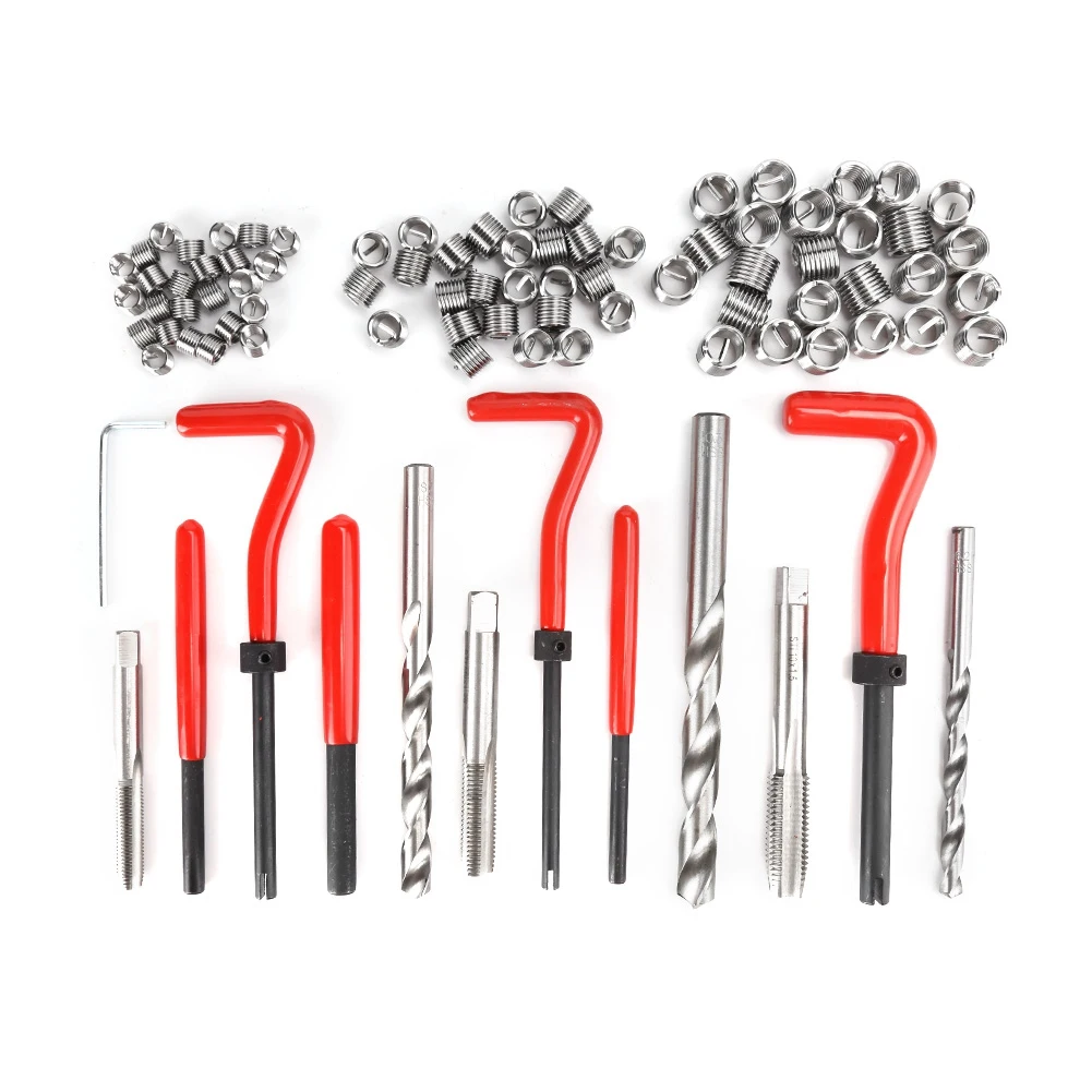 

88pcs Thread Repair Tool Kit M6 M8 M10 Tap Drill Insert Set Automotive Screw Thread Restorer Kit