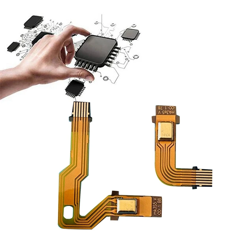 5 Pairs LR Microphone Flex Cable V2.0 For PS5 Game Console Dual Sense Inner Ribbon Cables Replace For PS5 Controller Spare Parts