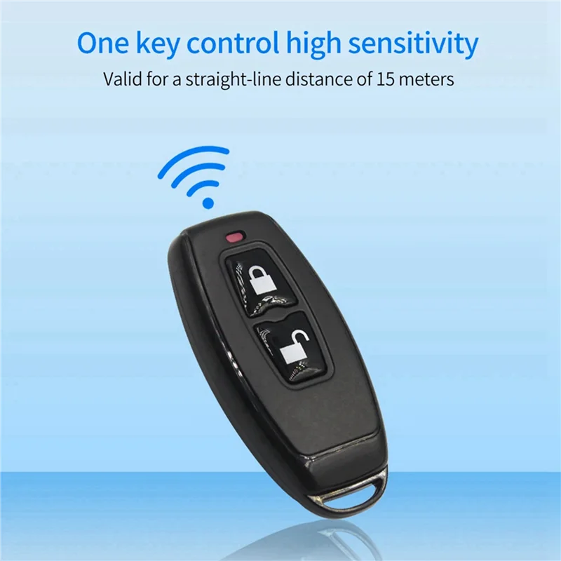 TTLOCK 스마트 도어 잠금 장치 용 2X 2.4Ghz 무선 원격 제어 Bluetooth 키 Fob Ttlock APP-A74Z와 함께 작동