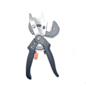 أداة تطعيم الحديقة أداة تقليم المقصات لأشجار الفاكهة الكرمة لفرع النبات مع 3 شفرات مقصات تطعيم احترافية أعلى 8 مبيعات عقدة كروم - No5