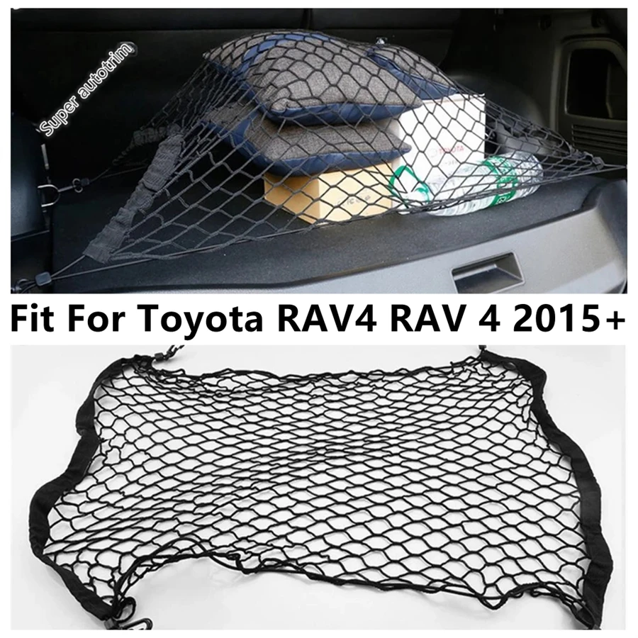 

Car Rear Trunk Storage Luggage Net String Bag Baggage Cover Refit Kit Accessories Interior Fit For Toyota RAV4 Rav 4 2015 - 2025