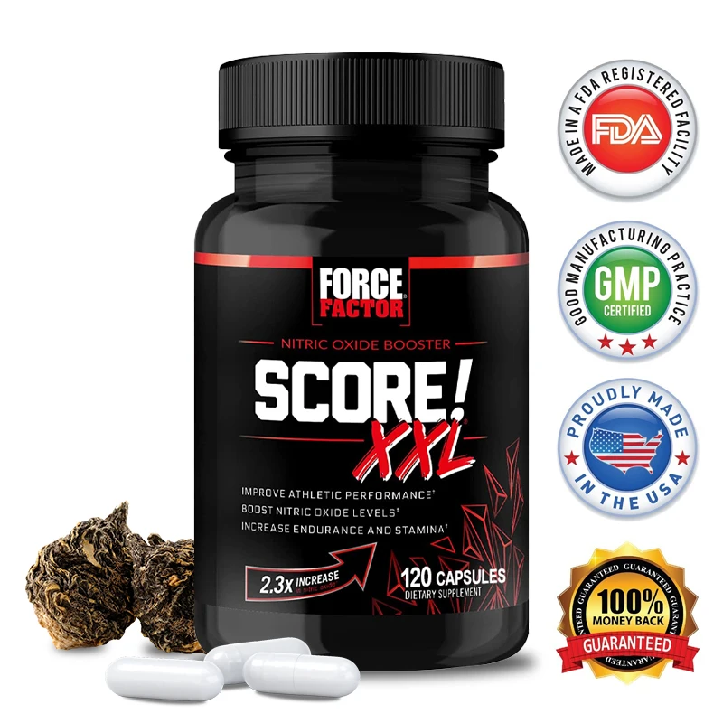 

Force Factor Score XXL Nitric Oxide Supplement with L-Citrulline Maca and Tribulus To Help Build Muscle and Increase Endurance