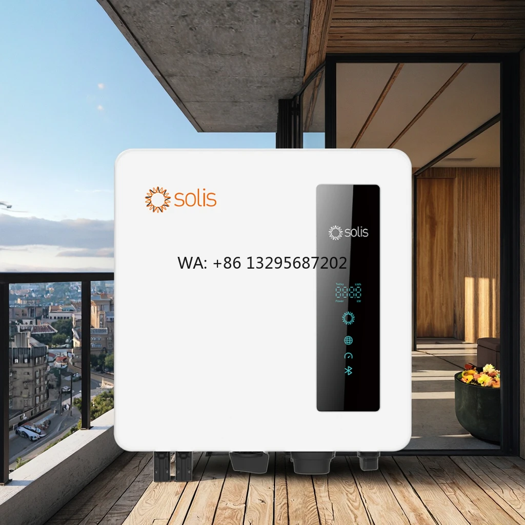 

Solis Single Phase Grid-Tied Inverter 2.5kW 3kW 3.6kW 4kW 4.6kW 5kW 6kW PV String Inverter S6-GR1P(2.5-6)K-S