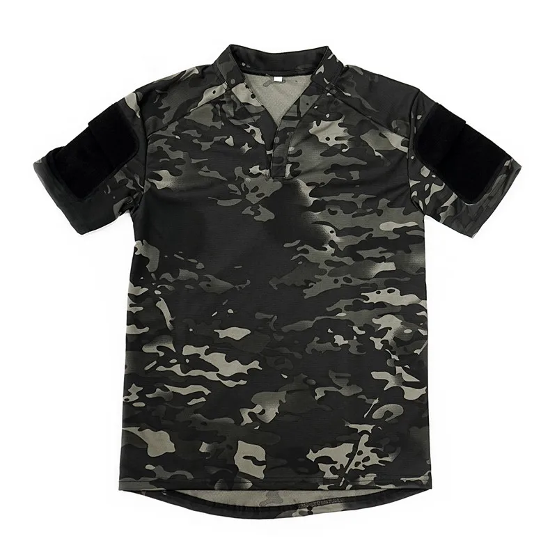 Velocity Style Rugby Shirt Quick Dry Tactical Short Sleeve T-shirt CAG Love