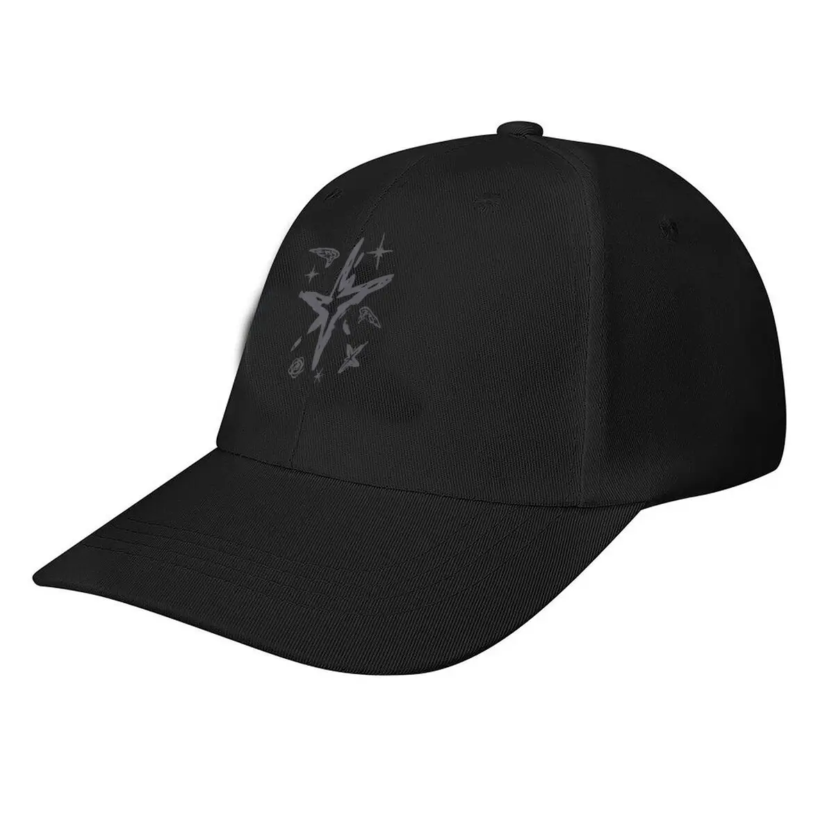 Abstract Star Wing Rose Sketch Art Baseball Cap Fashion Men Sunhat Women's Outdoor Sports
