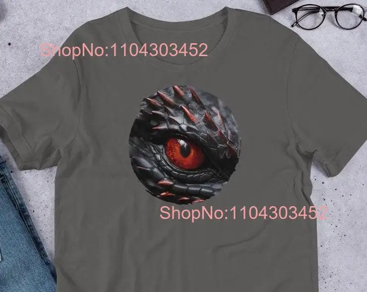 Indominus t shirt for Him Her DND Apparel Jurassic Eye Nerd RPG Unique Fantasycore Halloween long or short sleeves