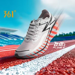 361 Degrees NEW Flame 3.0 Men Running Shoes Marathon Carbon Plate Racing Breathable Cushioning Non-Slip Sneakers Male 672412207