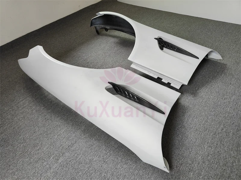 Factory direct selling carbon fiber resin primer GTR style fender pair for  Benz AMG GT GTC GTS body kit front  rear bumper