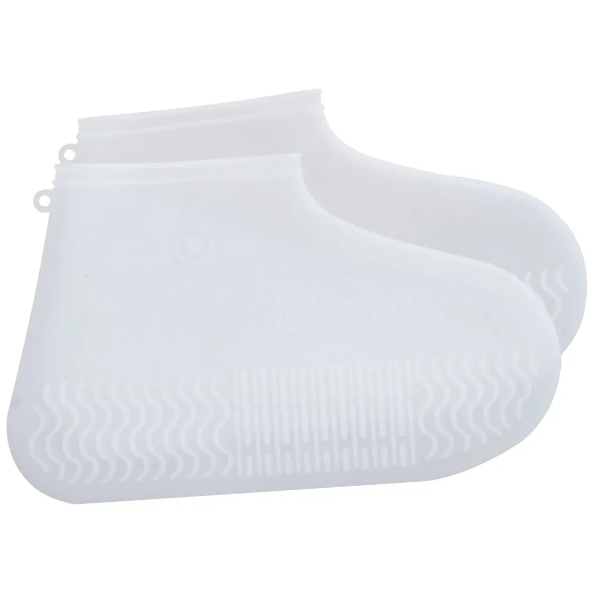 

2Pcs Waterproof Shoes Cover Rainproof Anti-Slip Overshoe Shoe Protector Lightweight Durable White Size L Rain Supplies