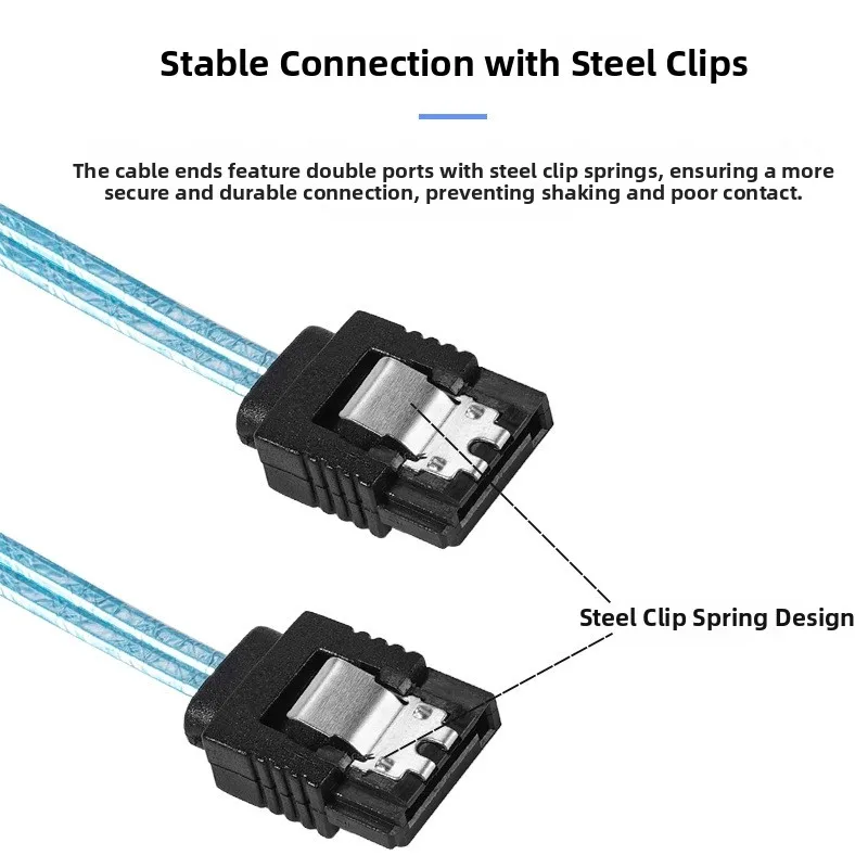 4/6Pcs High-Speed For SATA III 6Gbps Data Cable Set Connect Multiple HDDSSD Easily Hot Swappable Design Versatile Connectivity