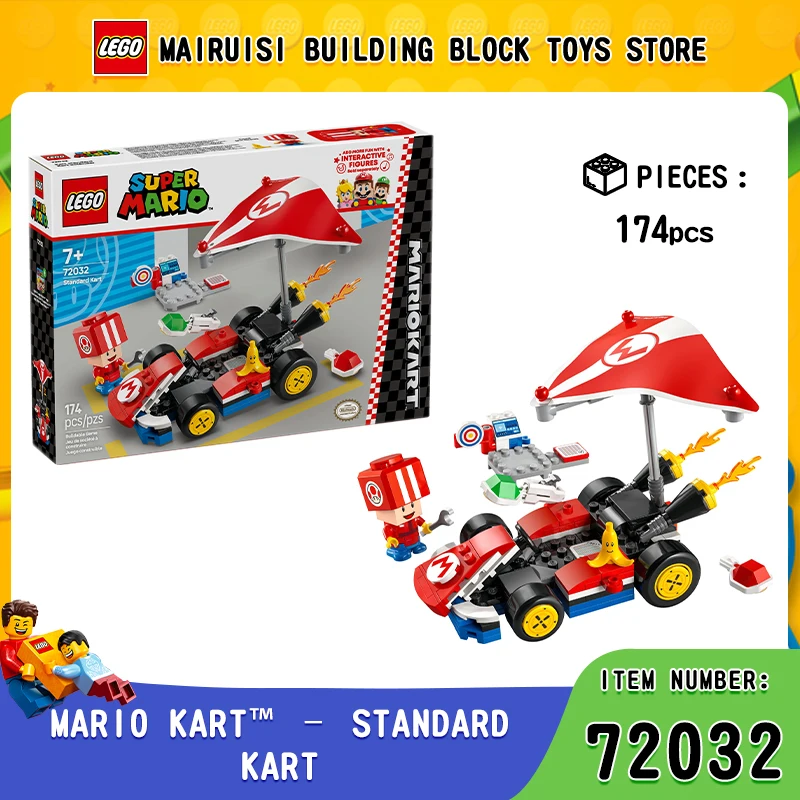 เลโก้ 72032 มาริโอ คาร์ท-สแตนดาร์ด คาร์ท 2025 ของเล่นตัวต่อแบบใหม่