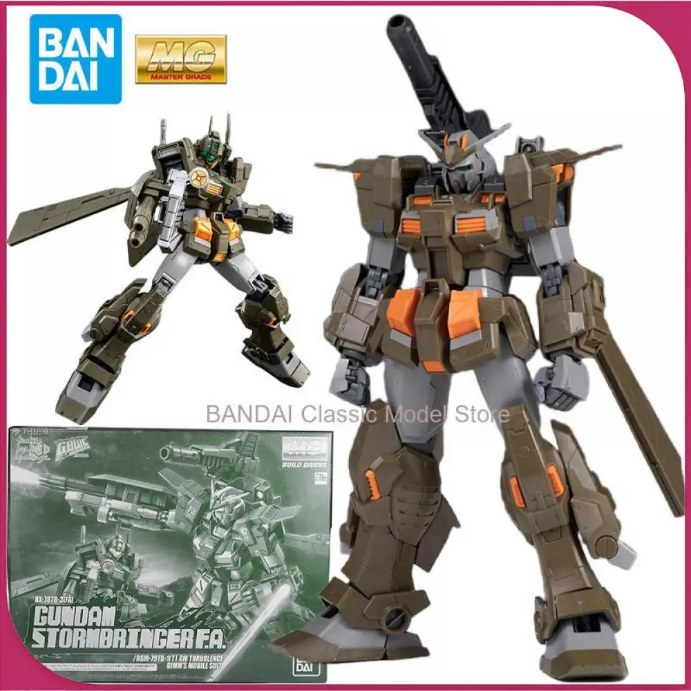 

Bandai MG Gundam Stormbringer F.A. GM Turbulrnce 1/100 Mobile Suit Gundam Model Kit Toys for Boys