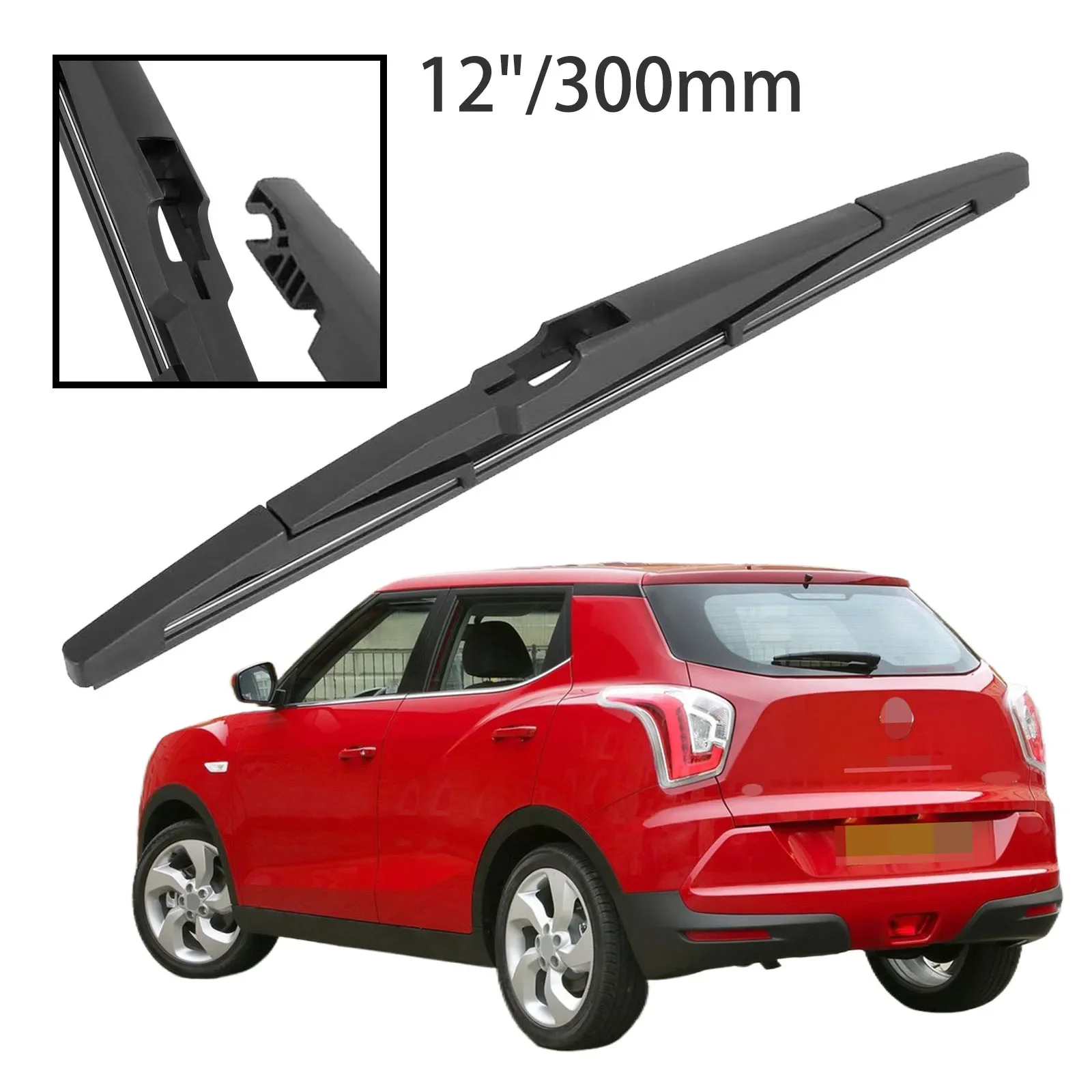 

12" Rear Windshield Windscreen Washer Wiper Blade For SsangYong Tivoli Hatchback 2015-2020 Car Accessories Accsesories