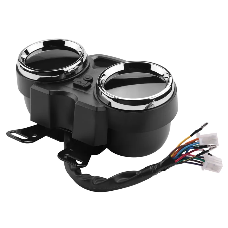 

Motorcycle LED Speedometer With USB Charging Meter For Suzuki GN125-F HJ125-8E HJ150-3A EN125 GSX125 QS125 Accessories