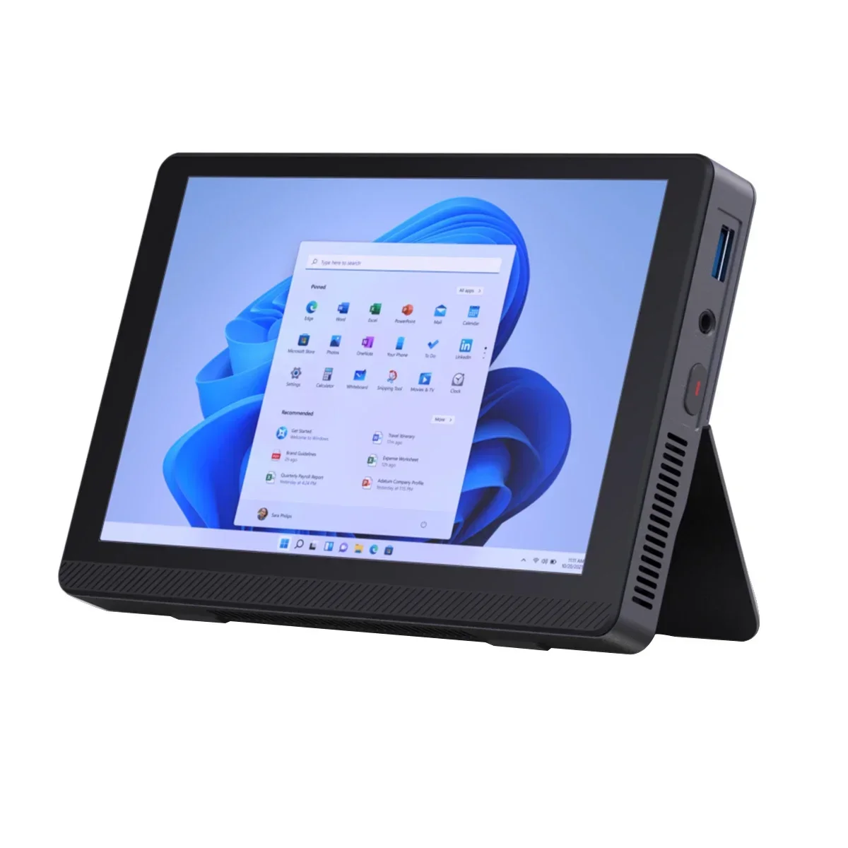 2026 Handheld Computer With 7inch Display, Portable Mini Pc N100 Onboard DDR5 Internal Battery Removable SSD