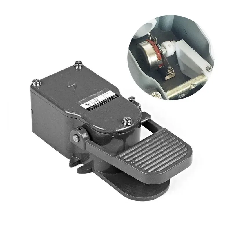 

4.7k/10k/22K Potentiometer Pedal Switch Speed Governing Foot Frequency Controller Governor Motor Pedal Switch