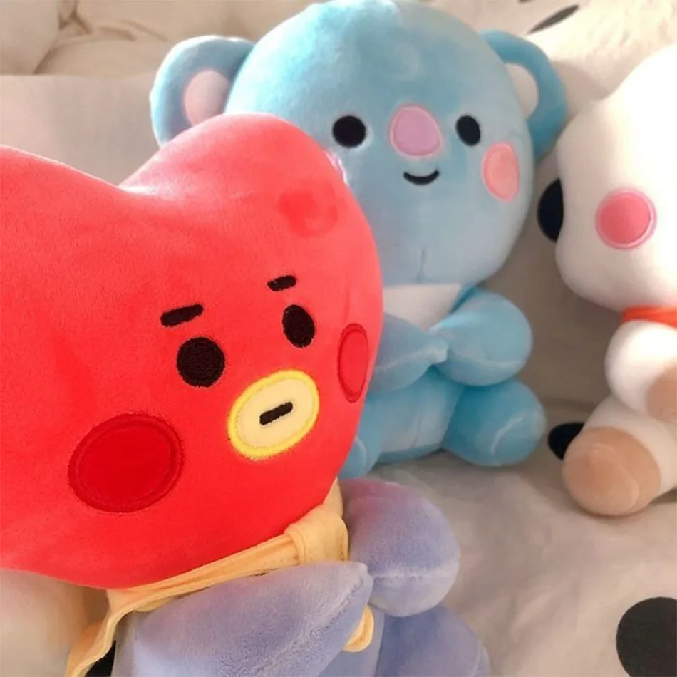 Best seller BTed 21Plush Toys Kawaii Mini Keychain Anime Pendant Ornament for Kids 12~22cm Bt Soft Stuffed Animals Doll Gift