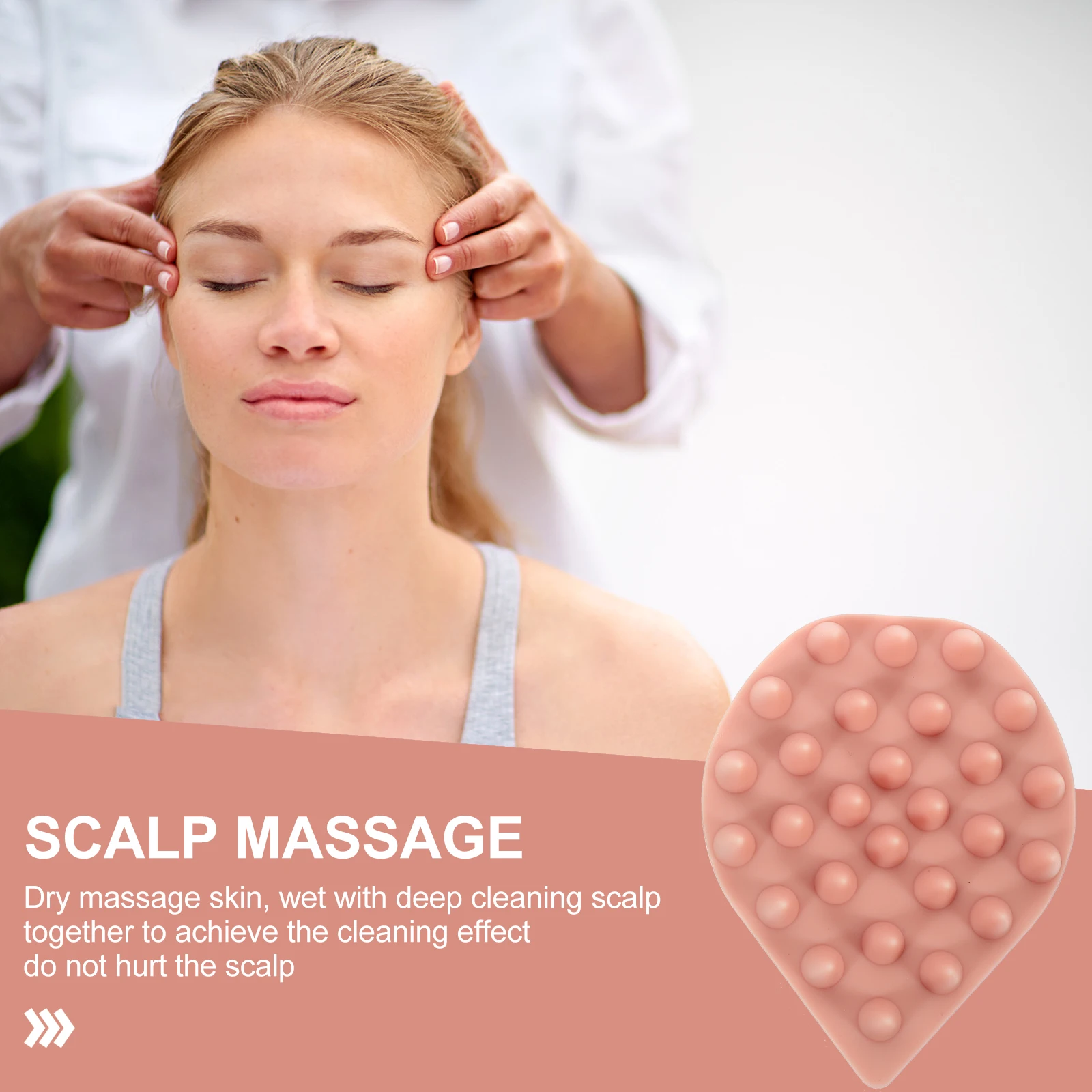 

2 шт. шампунь, щетка для массажа головы, силиконовый скруббер для мытья волос для мягкой ванны