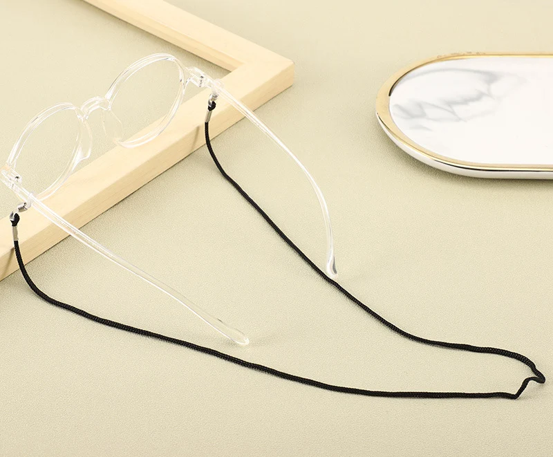 120pcs Black nylon eyeglasses cord spectacle sunglasses eyewear chain reading glasses holder GC-B